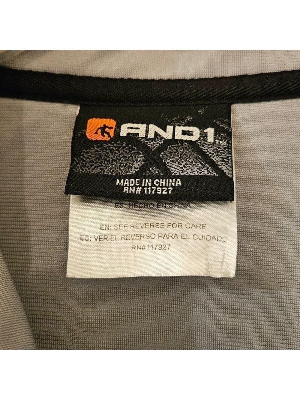 AND1 Mens Performance Track Jacket Large - Picture 2 of 6